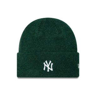 Beanie New York Yankees Mlb Wide Cuff Dark Green Woman